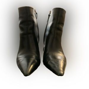 Cult Gaia Cam Bauble-Heel Women’s Leather Ankle Boots Black Size 9.5 US